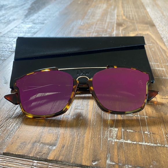 Christian Dior DIOR Abstract Sunglasses Tortoise & Pink - Picture 5 of 12